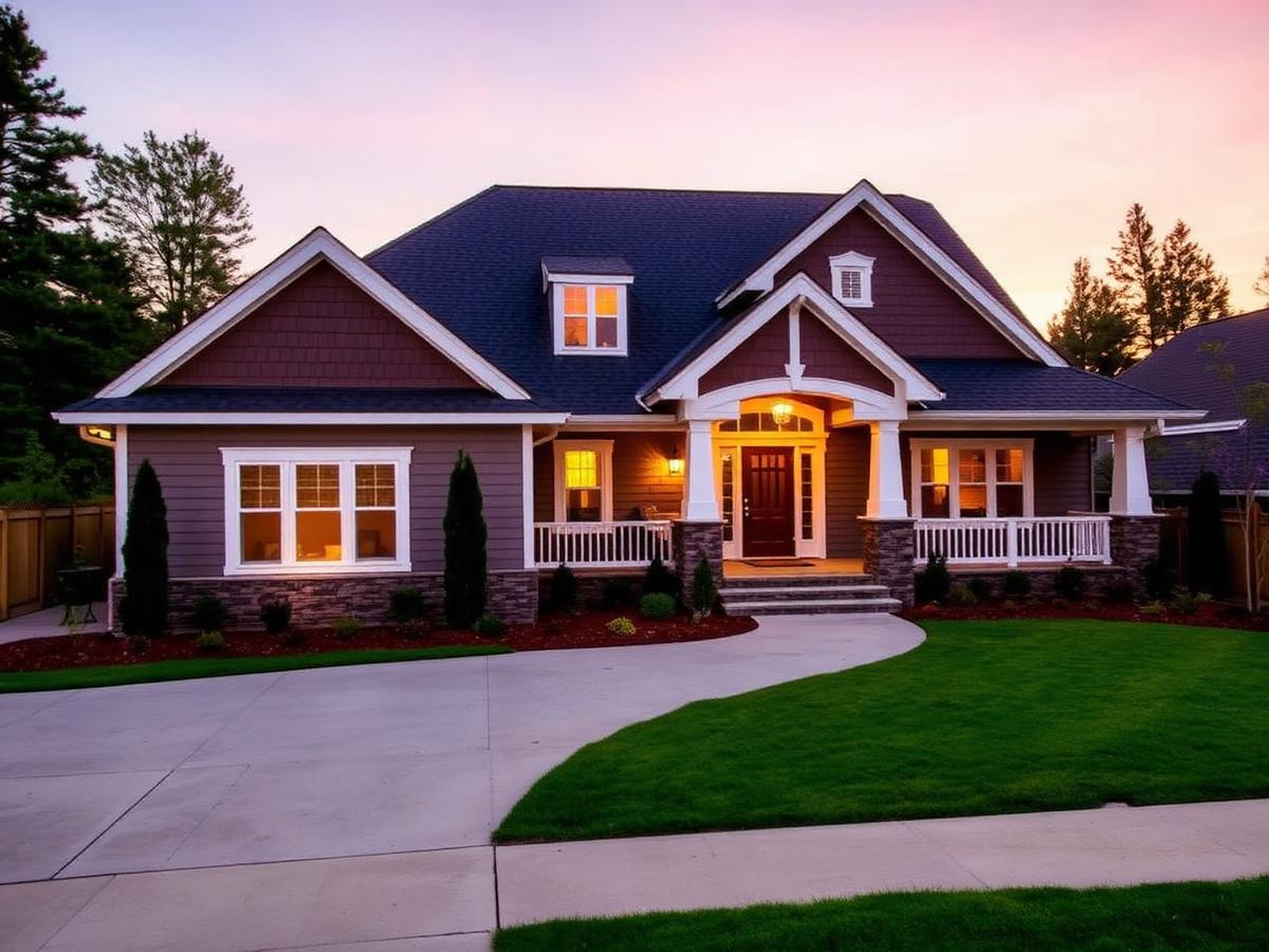 Home exterior with a seamlessly matched room addition